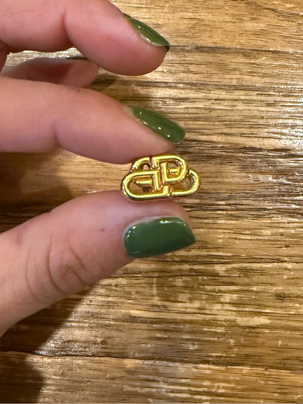Balenciaga Gold Single Earring